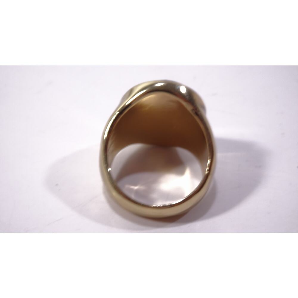 Banana Republic Women's Blue Lapis Oval Shiny Signet Ring Sz 6 NWT 45 - Picture 4 of 5
